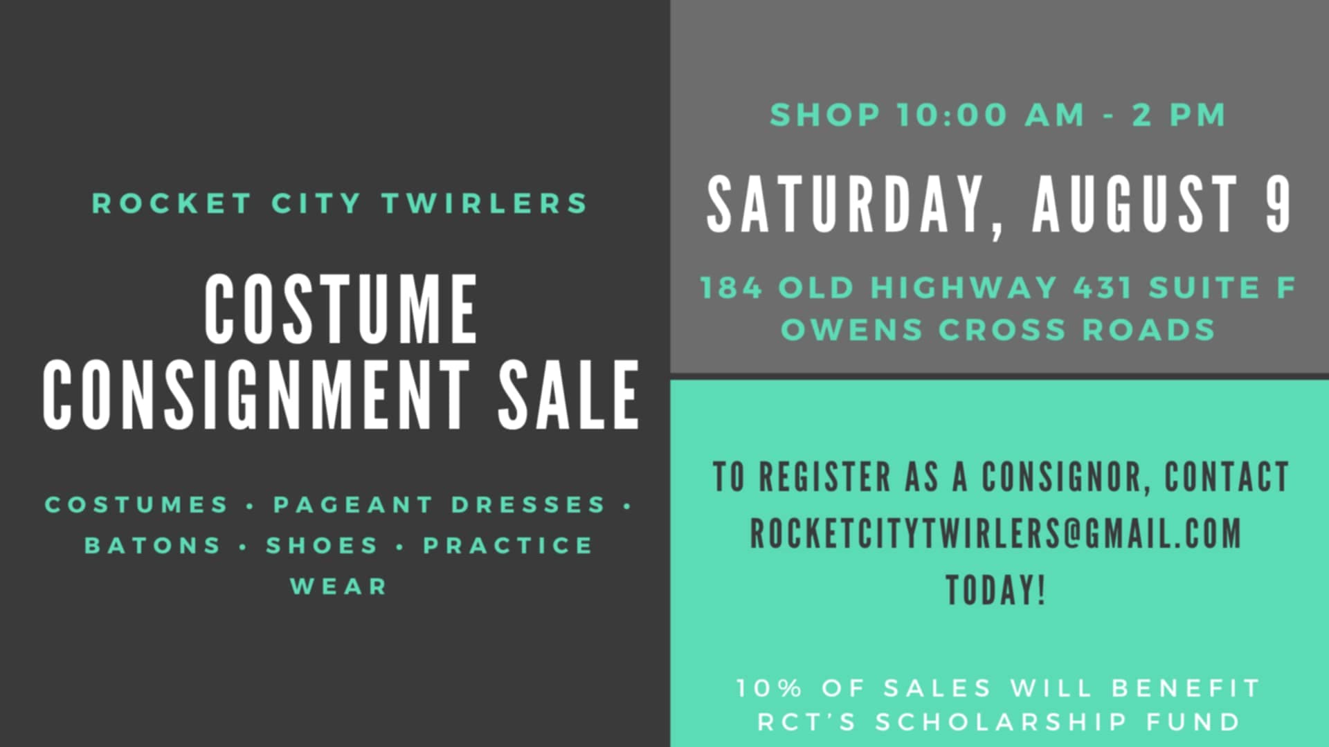 Image showing consignment sale info