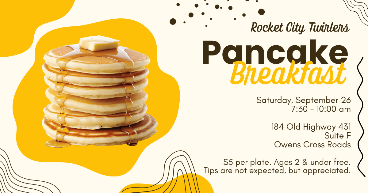Image showing pancake breakfast info